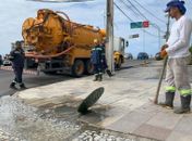 Jatiúca: Operação Línguas Sujas flagra transbordo de esgoto da BRK em galeria de águas pluviais 