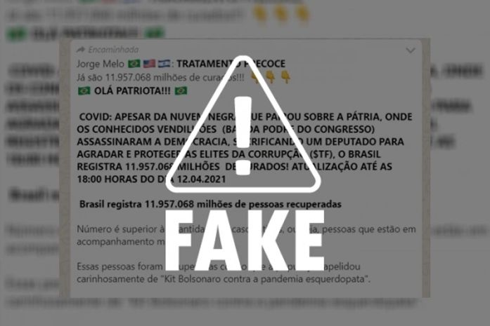 Ao contrário do que diz mensagem falsa, hospitalização por Covid-19 reduziu entre idosos