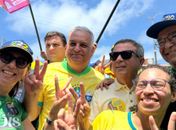 Alfredo Gaspar e Rogério Marinho mostram força do Nordeste em campanha de Flávio Bolsonaro no RN
