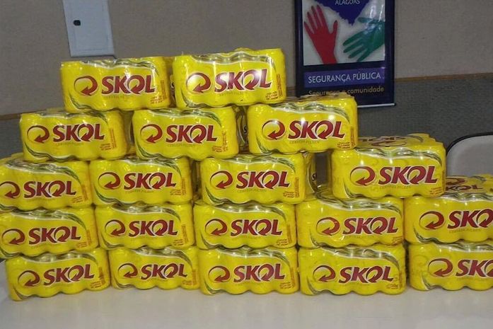 Objetos recuperados pela polícia