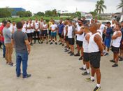 Cerca de 60 agentes participaram dos Testes de Aptidão Física, etapa da seleção que definiu os 30 servidores que irão participar do curso de formação

