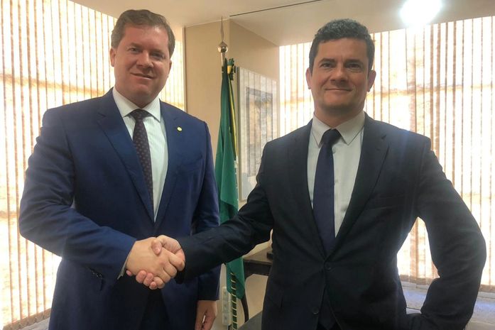 Marx Beltrão e Sérgio Moro