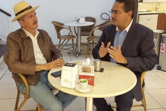 Aldo Rebelo e Francisco Tenório num encontro especial em São Paulo