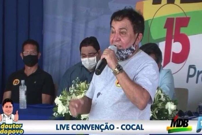 Durante convenção, ex-prefeito diz que roubou menos do que o sucessor