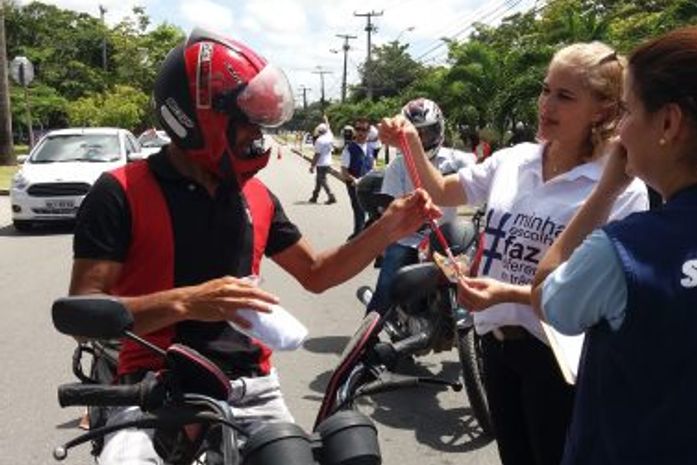 Número de acidentes com motociclistas diminui 20% em Maceió