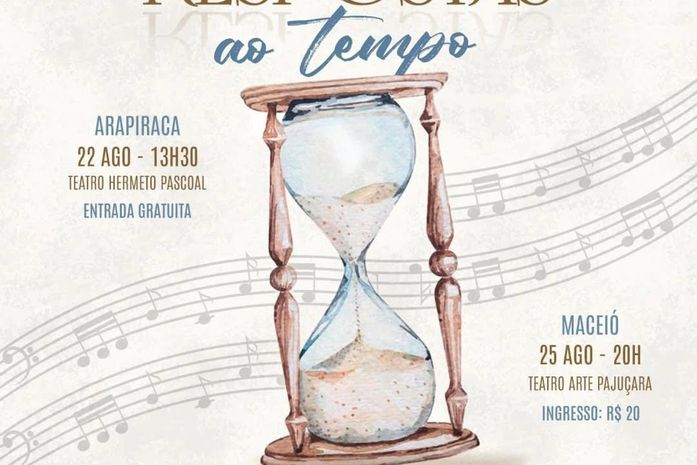Espetáculo musical "Repostas ao Tempo" estreia em Alagoas