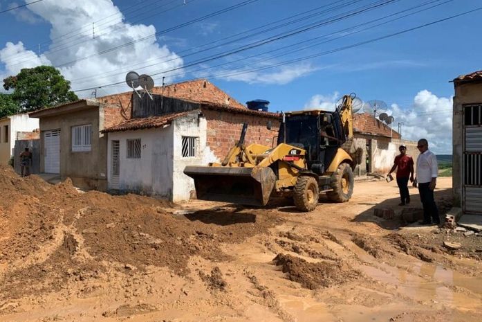 Começam as obras do Programa “Minha Cidade Linda” em Traipu