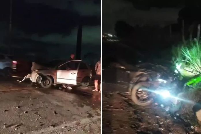 Motorista com sinais de embriaguez fica ferido em colisão entre veículos na BR-316