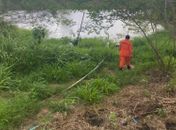 Corpo de homem é retirado de lago em região da usina Utinga Leão