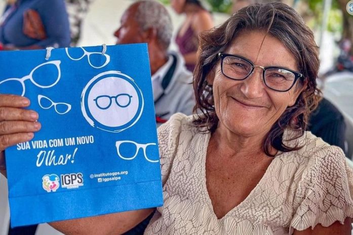 IGPS em parceria com prefeitura de Girau entrega óculos através da ação Sua Vida com um Novo Olhar