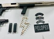 Polícia flagra homem com armamento e munições guardados em casa após denúncia 
