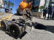 Operação identifica esgoto da BRK em galeria pluvial na orla da Ponta Verde
