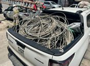 Equatorial e Polícia Militar recuperam 253kg de cabos de uso exclusivo da Distribuidora em ferro velho de Maceió