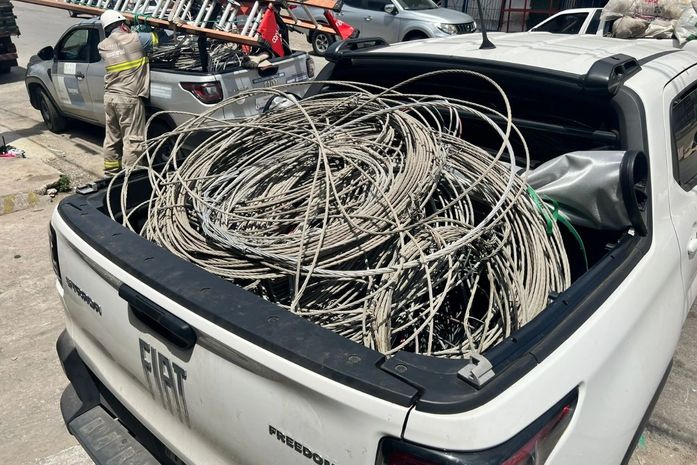 Equatorial e Polícia Militar recuperam 253kg de cabos de uso exclusivo da Distribuidora em ferro velho de Maceió