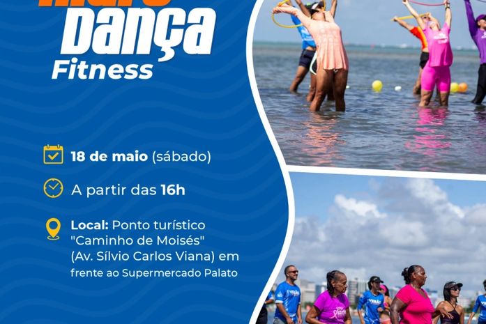 Prefeitura promove aula gratuita de hidrodança na Ponta Verde neste sábado (18)