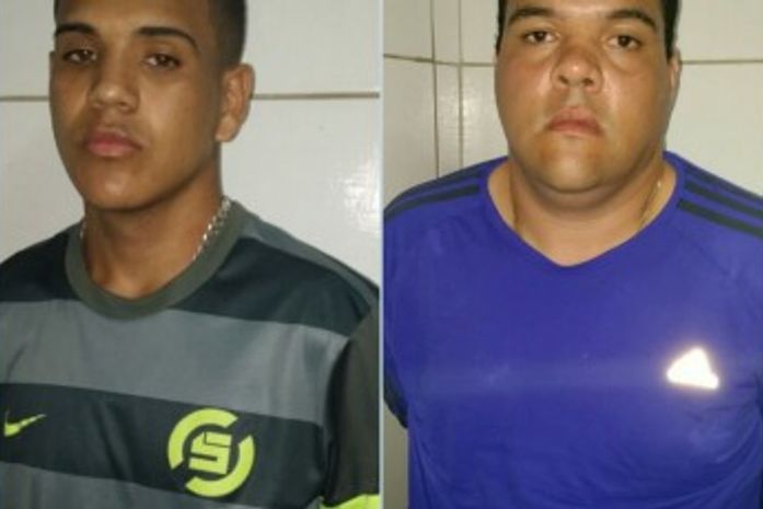 Cássio Felipe Farias Gomes, de 26 anos, e Diogo Fábio Oliveira dos Santos, 23