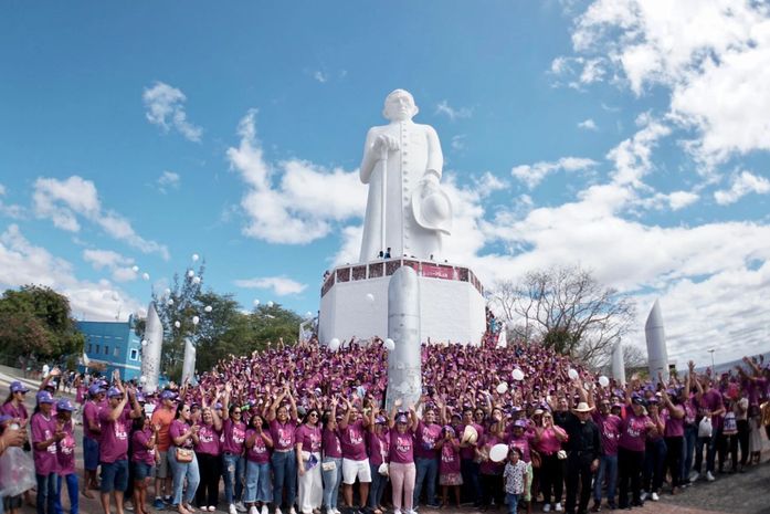 Em Juazeiro do Norte para louvar Padre Cícero, caravana de Pilar é a maior romaria da história de Alagoas