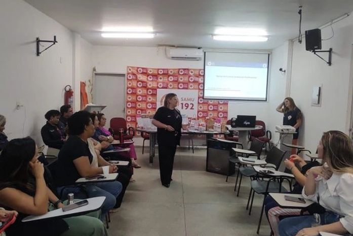 Samu realiza palestras sobre a importância de higienizar as mãos para proteger pacientes e profissionais