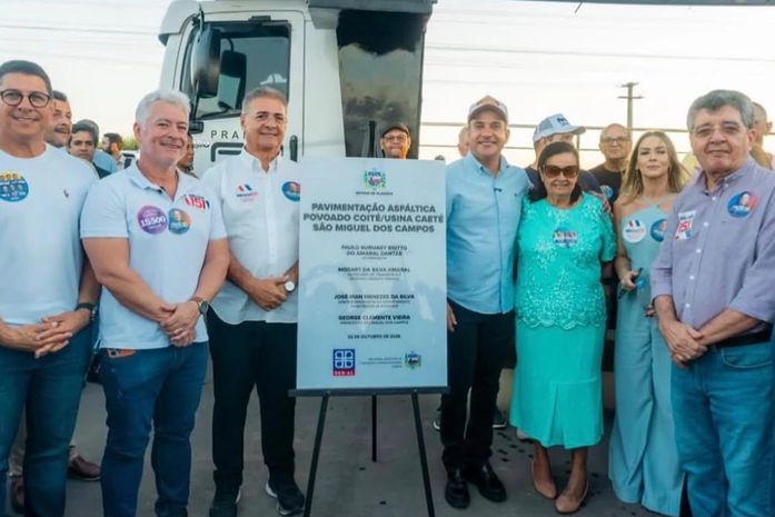 Parceria que faz São Miguel avançar: George Clemente entrega nova rodovia ao lado do Governo de Alagoas