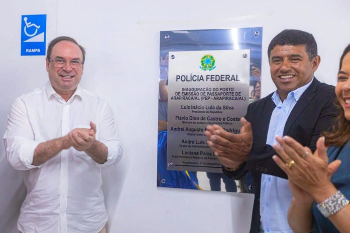 Presidente da Câmara de Vereadores, Sérgio do Sindicato prestigia a inauguração do Posto Avançado da PF em Arapiraca