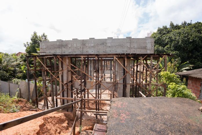 Construção de nova ponte entre Santa Lúcia e Antares avança com 65% da obra concluída