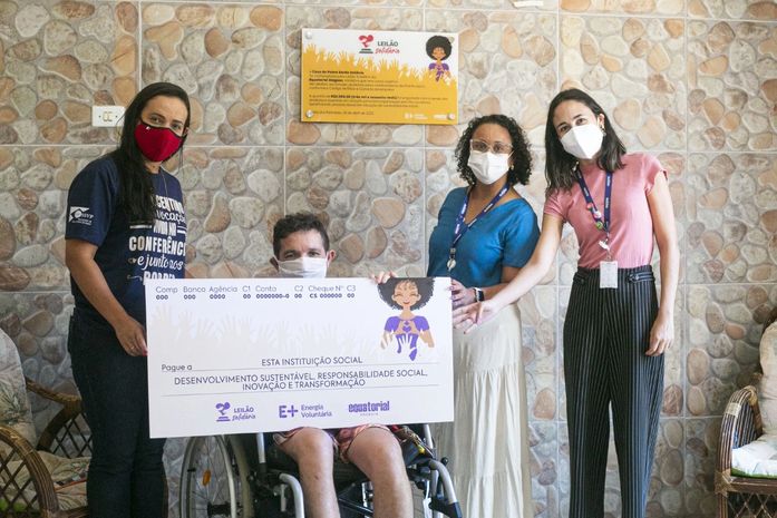 Equatorial realiza doação de recursos para casa de idosos em União dos Palmares