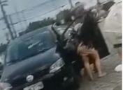 Vítima foi agredida em um posto de combustível 
