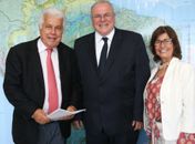 Thomaz Nonô, Adeilson Loureiro e Sônia Moura em Brasília.