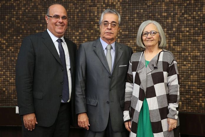 Fernando Tourinho, Alcides Gusmão e Elisabeth Carvalho.