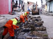 Em menos de três meses, mais de 68 toneladas de entulhos são retiradas de galerias pluviais 