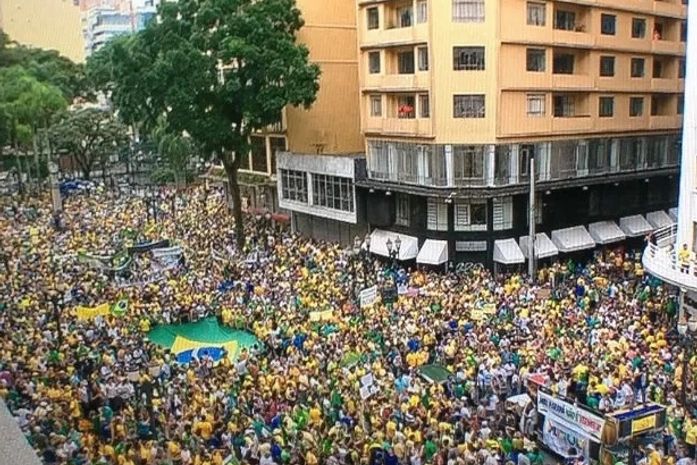 Protesto em Curitiba