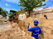 Litoral Norte: Ipioca recebe obras de esgotamento sanitário