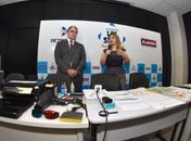 Diretor do Detran Antônio Carlos Gouveia  e a Delegada Maria Angelita
