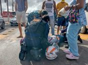 Motociclista fica ferida após colisão com reboque na AL-220, em Arapiraca