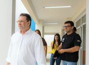 Prefeito Luciano acompanha obras de conclusão de creche no Vale do Perucaba

