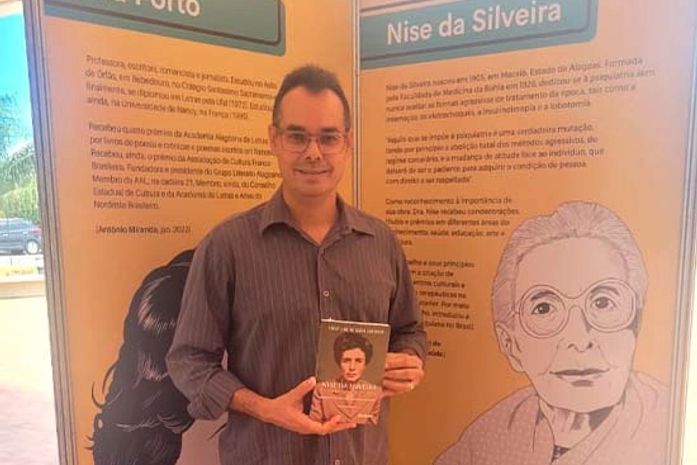 Fábio Lins lança na Bienal do livro '' Nise da Silveira e a Administração Pública''