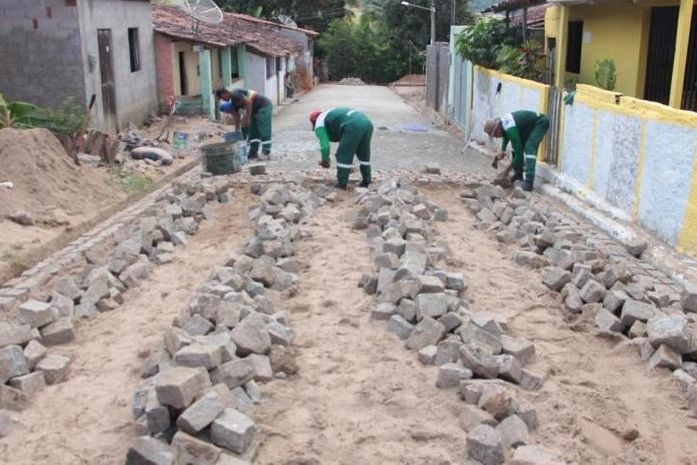 Mais de 5.000 M² de obras de calçamento e recuperação são realizadas União dos Palmares