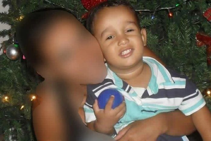 Kaike de apenas três anos morreu por causa do acidente (Foto: arquivo pessoal)