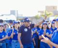Júlio Cezar leva multidão de Palmeira para lançamento da campanha de Renan Filho em Arapiraca