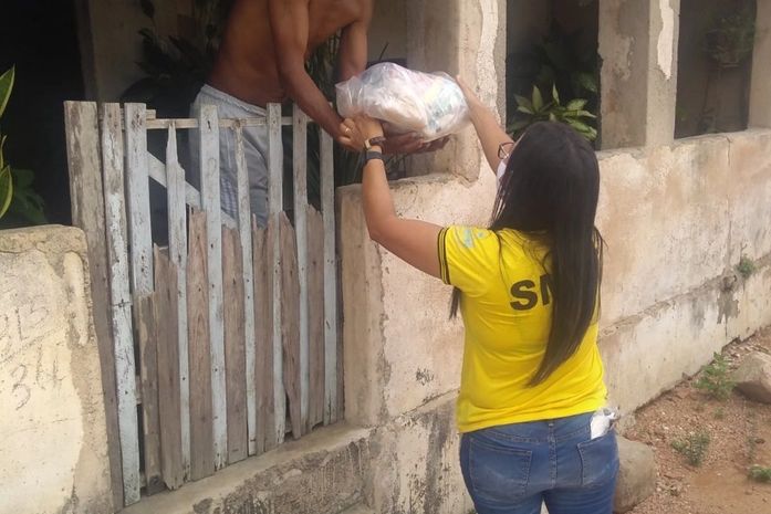 Após arrecadação em eventos realizados, SMTT de Delmiro Gouveia realiza a distribuição de cestas básicas