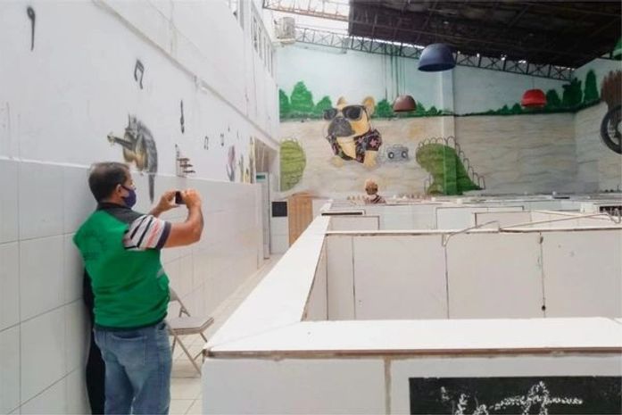 Fiscal da Sedet visita Hospital Veterinário do Trabalhador