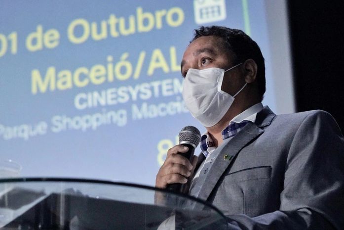 O presidente do Cosems-AL Rodrigo Buarque