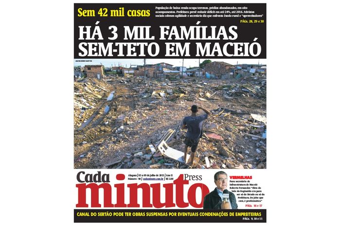 Capa da Edição nº 90 do jornal CadaMinuto Press