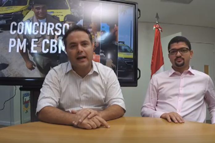 Renan Filho e Fabrício Marques Santos