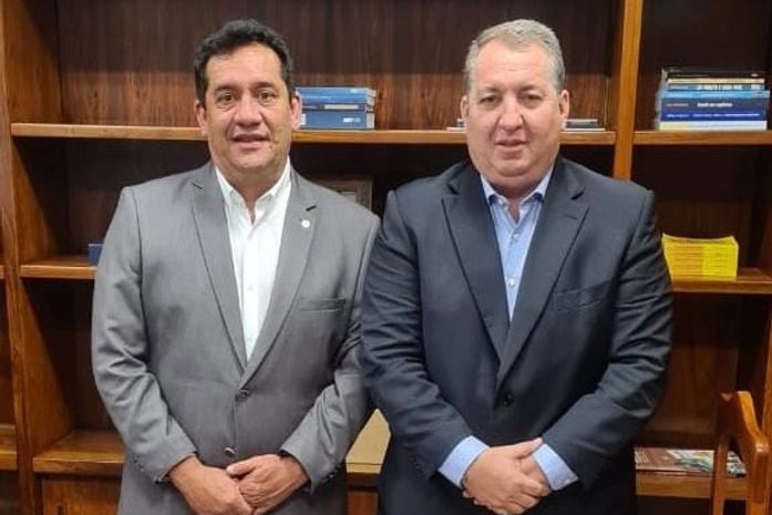 Severino Pessoa recebe visita do prefeito reeleito de Porto de Pedras