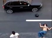 Vídeo filmado após agressão