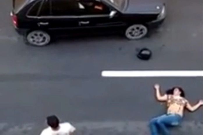 Vídeo filmado após agressão