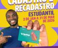 Vamu abre período de cadastro e recadastro do cartão Escolar para 2026; veja datas

