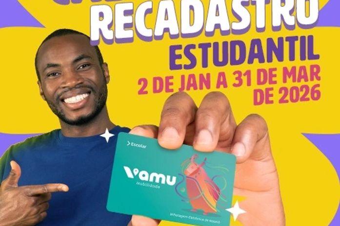 Vamu abre período de cadastro e recadastro do cartão Escolar para 2026; veja datas