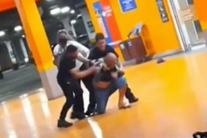 Adriana Alves Dutra aparece em filmagens ameaçando pessoas que gravavam ação truculenta dos seguranças
